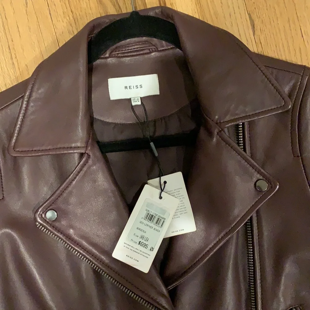New REISS leather jacket - Picture 2 of 14
